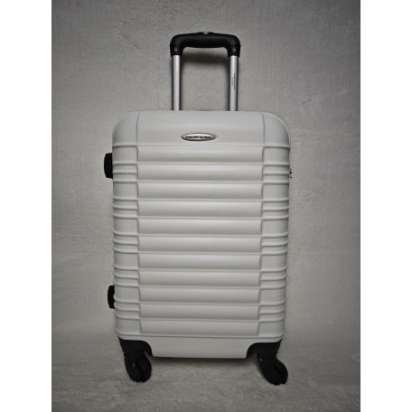 Maxell kis méretű fehér bőrönd, 55cmx38cmx21cm-keményfalú