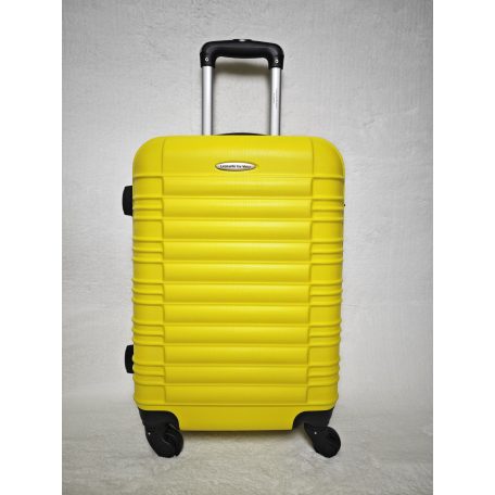Maxell nagy méretű sárga bőrönd, 74cmx49cmx32cm-keményfalú