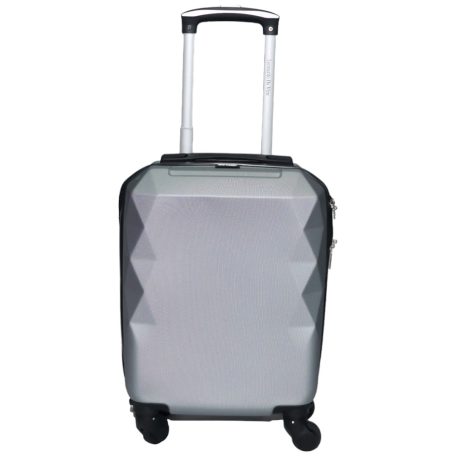Cube Silver keményfalú bőrönd 40cmx31cmx19cm-kis méretű kabin bőrönd