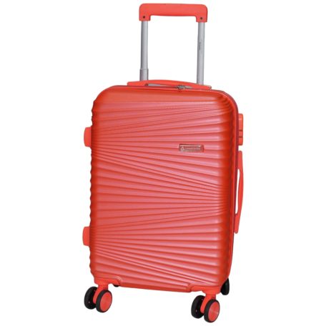ZigZag neon korall keményfalú bőrönd 65cm x 42cm x 25cm -közepes méretű bőrönd