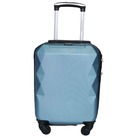 Cube kék keményfalú bőrönd 40cmx31cmx19cm-kis méretű kabin bőrönd