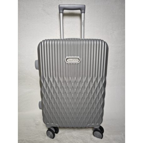 Fancy szürke keményfalú bőrönd  66cmx43cmx27cm-közepes méretű bőrönd
