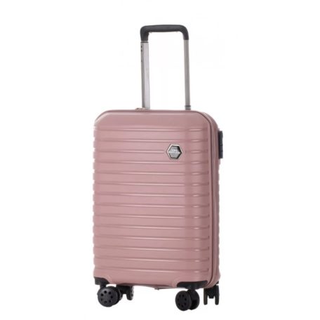 Vanille közepes méretű púder bőrönd, 62cmx45cmx26cm-keményfalú