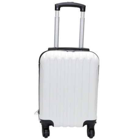 Like fehér keményfalú bőrönd 38cmx29cmx19cm-kis méretű kabin bőrönd